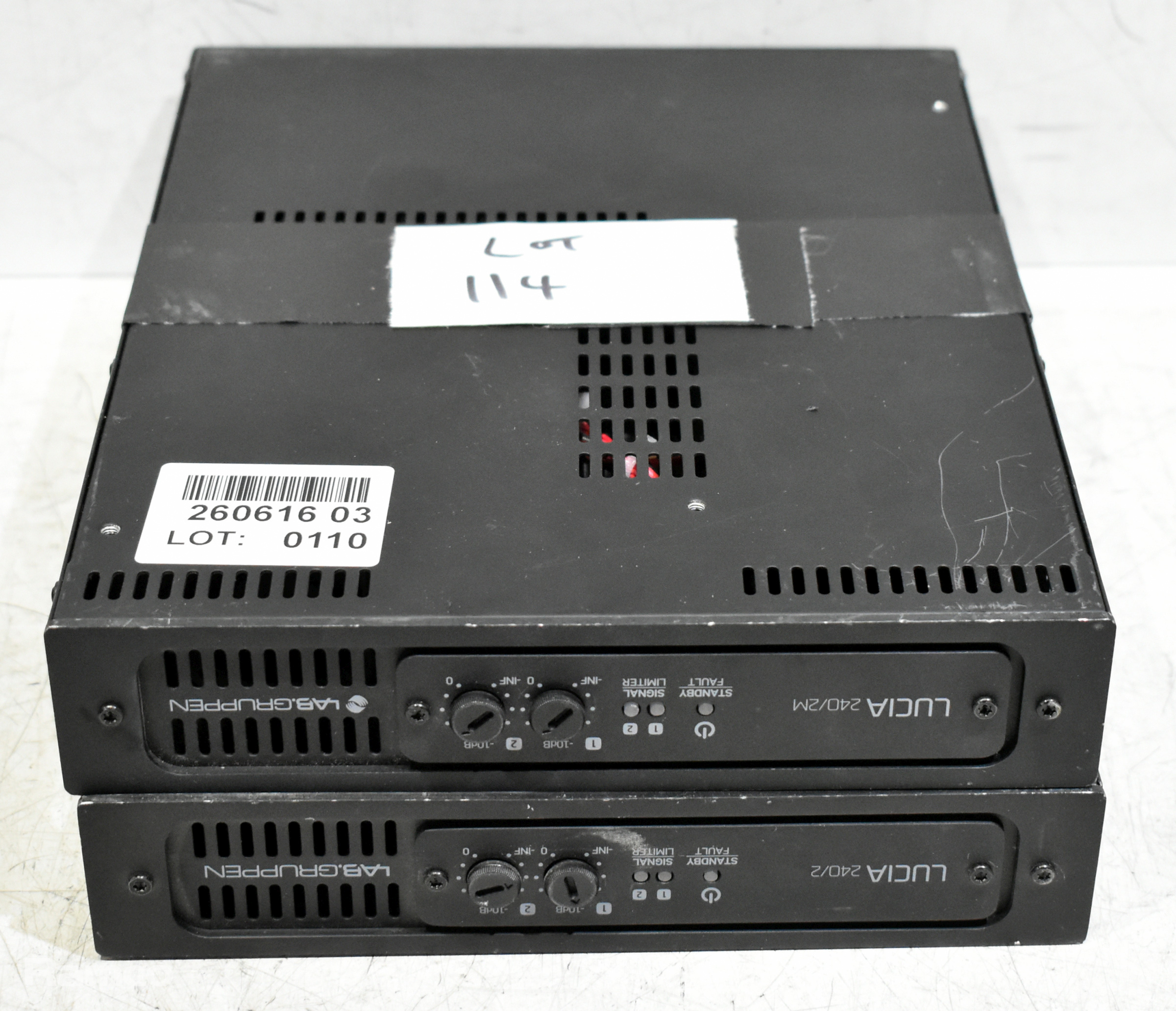 Lab.Gruppen Lucia 240/2 and Lucia 240/2M 2 channel mixing amplifiers - 120W (2/4/8 ohm) and 60W — photo 1