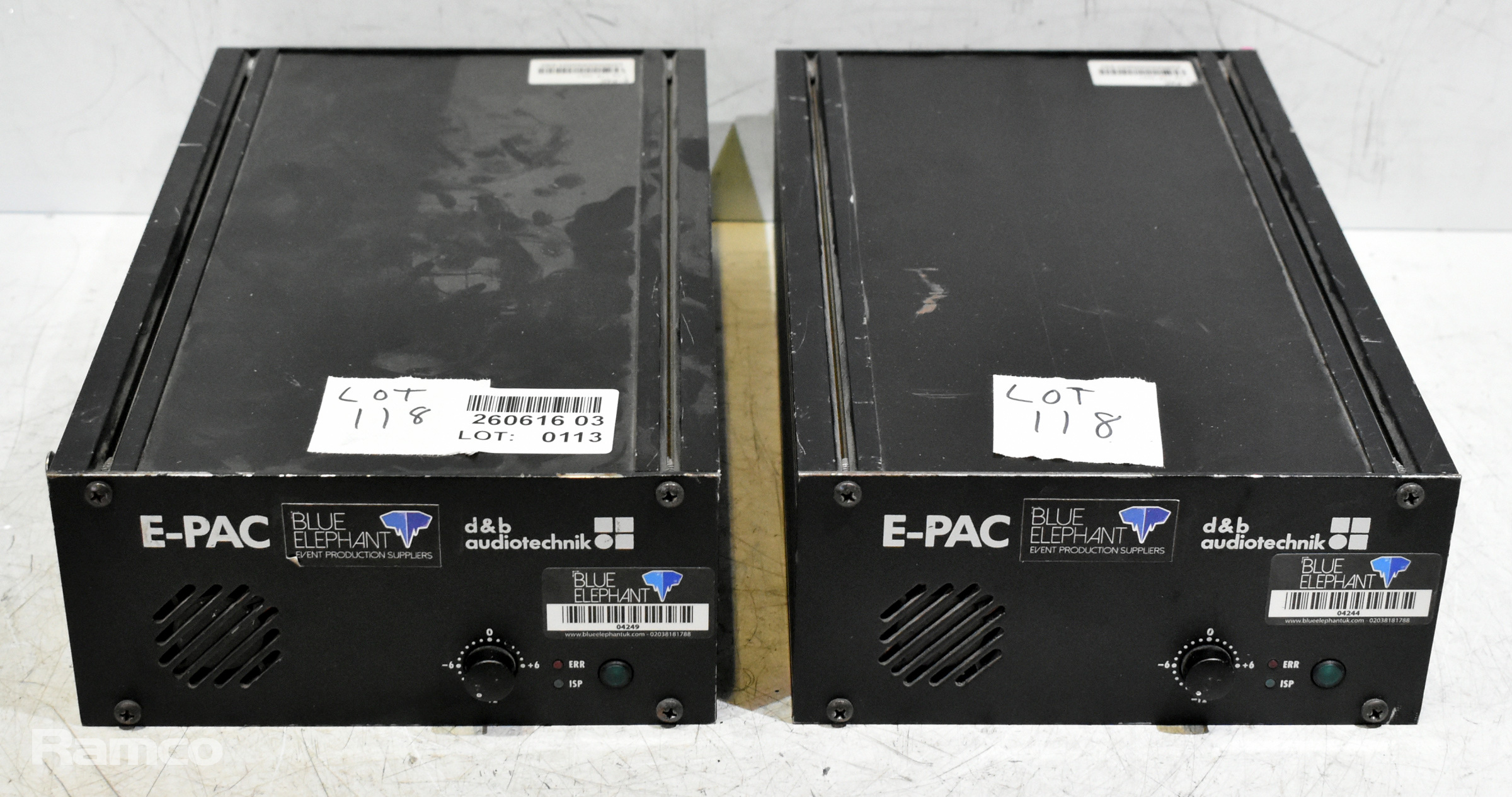 2x D&B Audiotechnik E-PAC single channel power amplifier controllers - W 190 x D 340 x H 90mm - photo 1