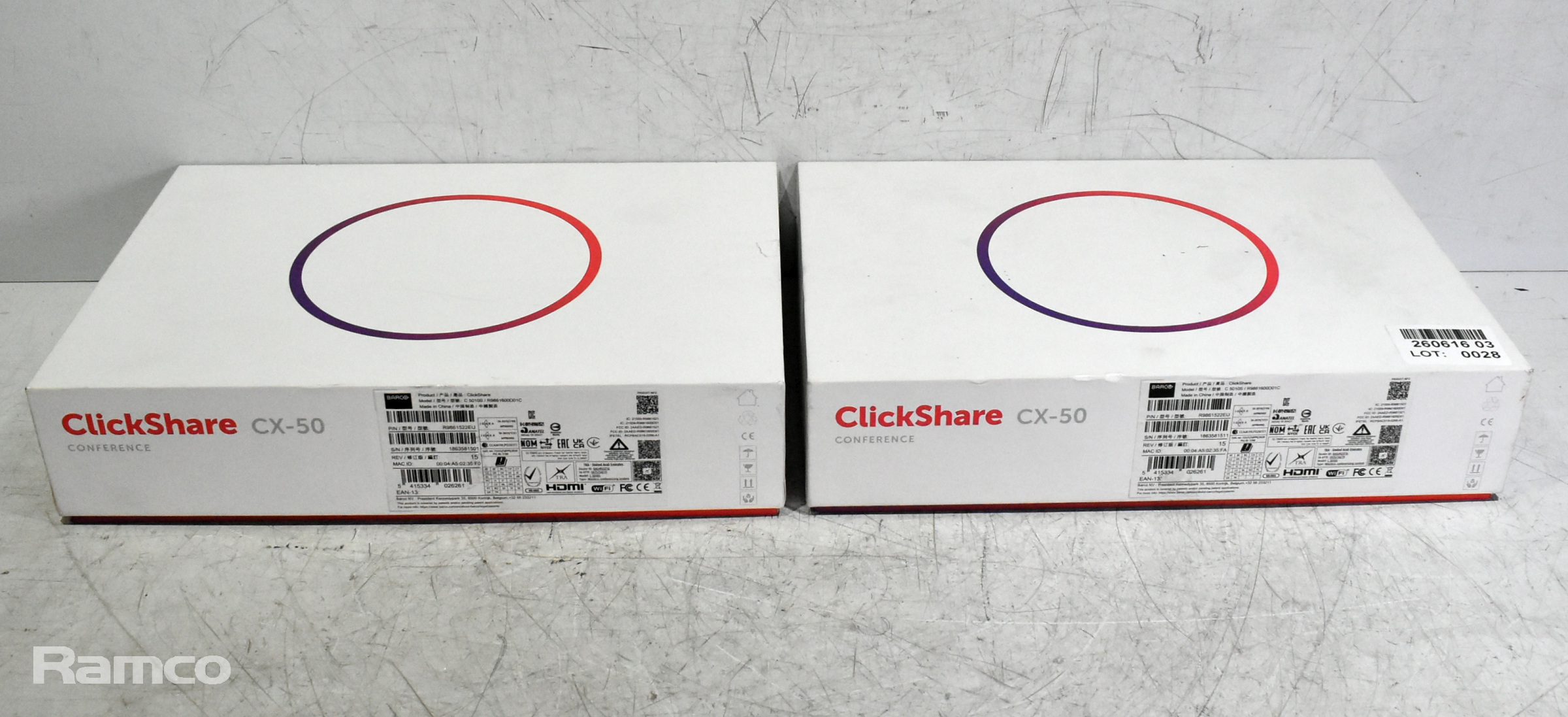 2x Barco Clickshare CX-50 conference kits - boxed - photo 1