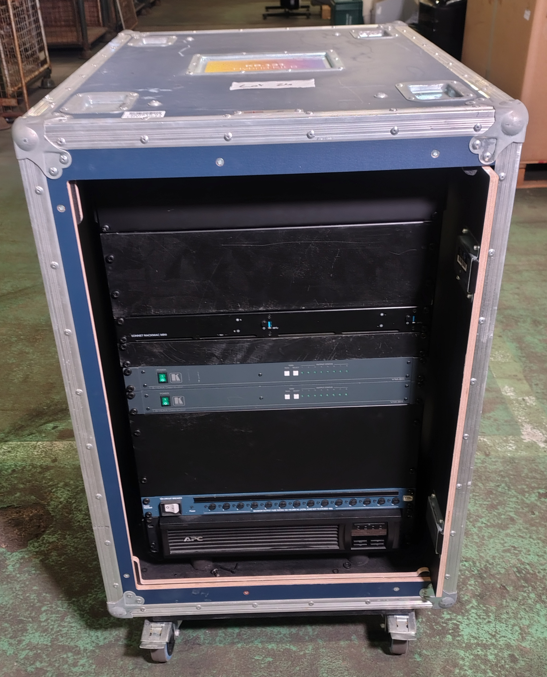 Qlab Mac Mini rack - 5STar rack case - full contents in description - photo 1