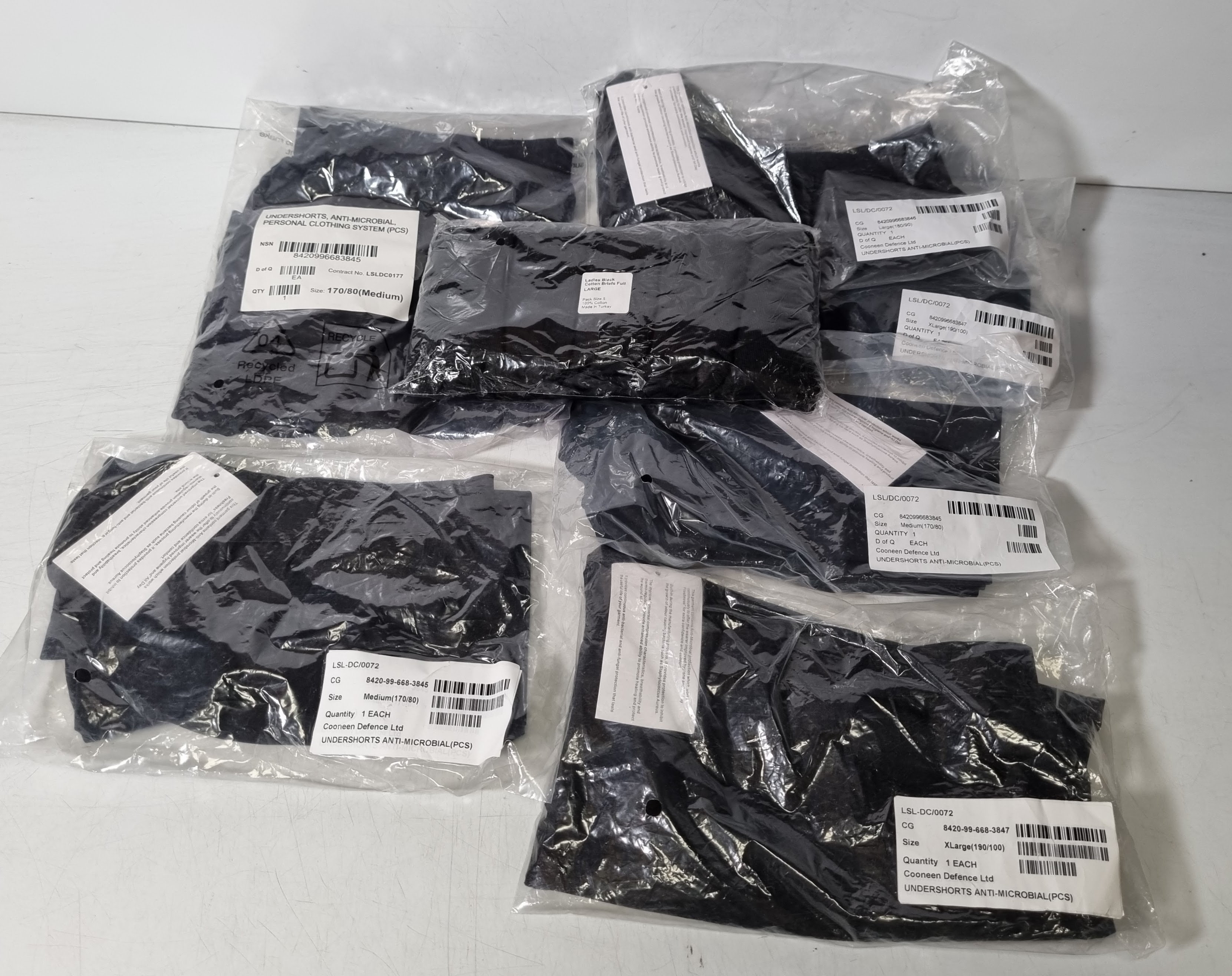 76x British Forces undershorts anti microbial - mixed sizes - photo 1