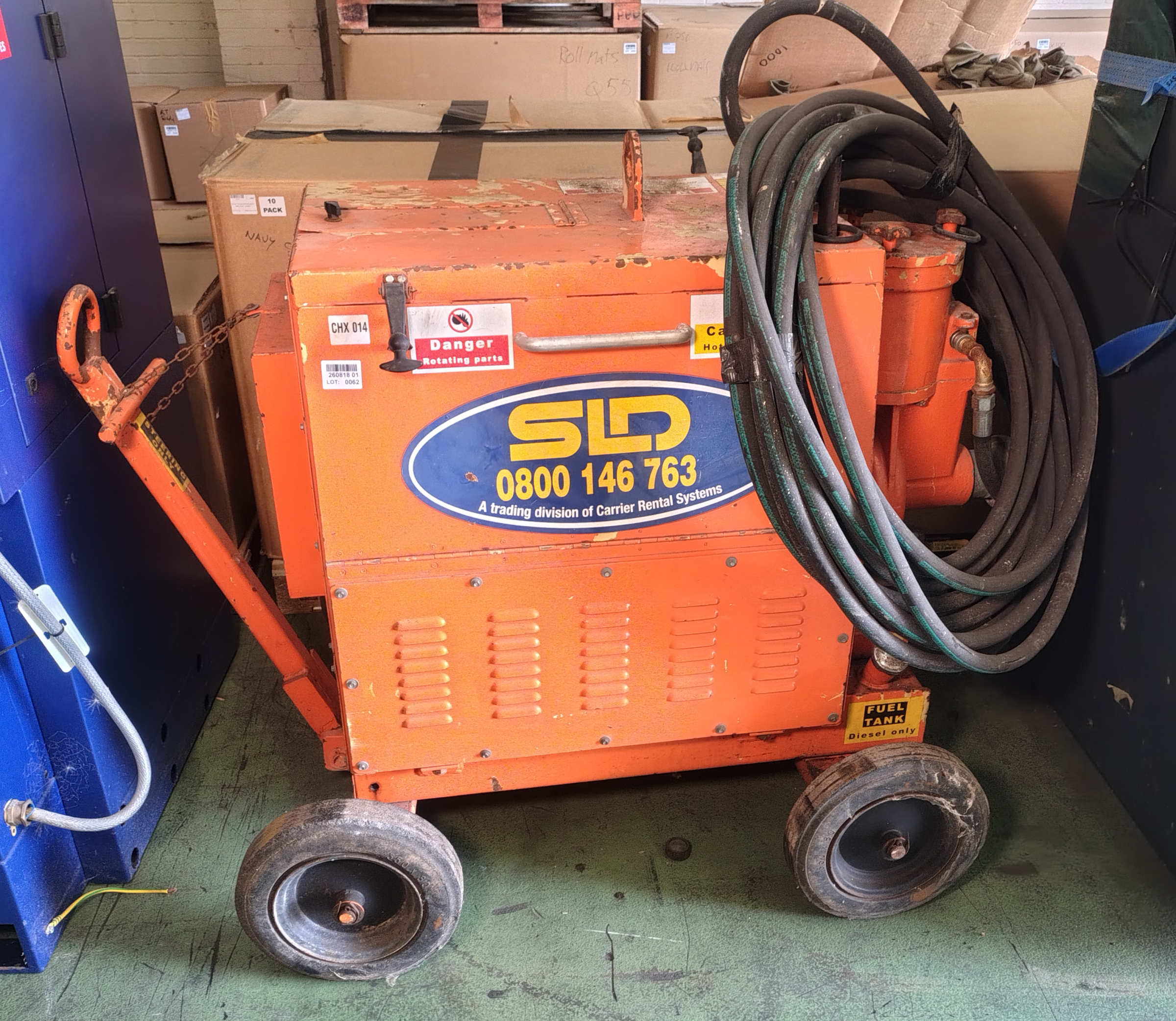 Perkins HB30851J diesel powered portable water pump - see description - photo 1