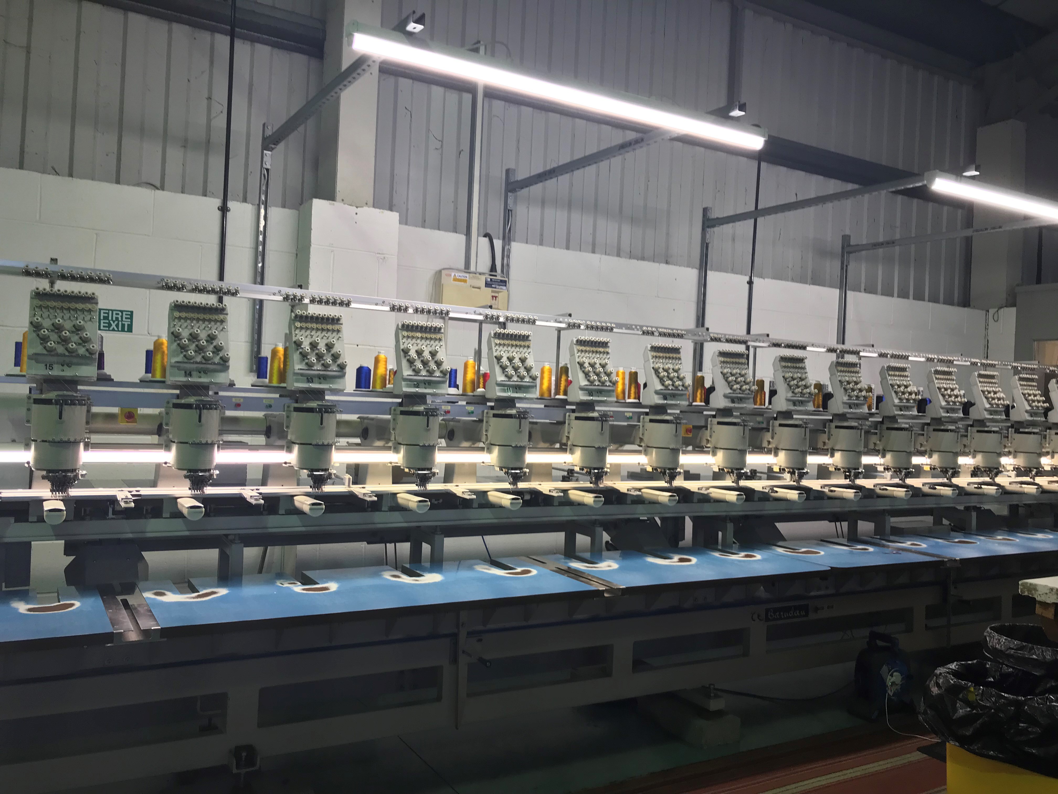 Baruden BENSME-YN-15V 15-head embroidery machine – fully working and serviced annually (machine 1) - photo 1