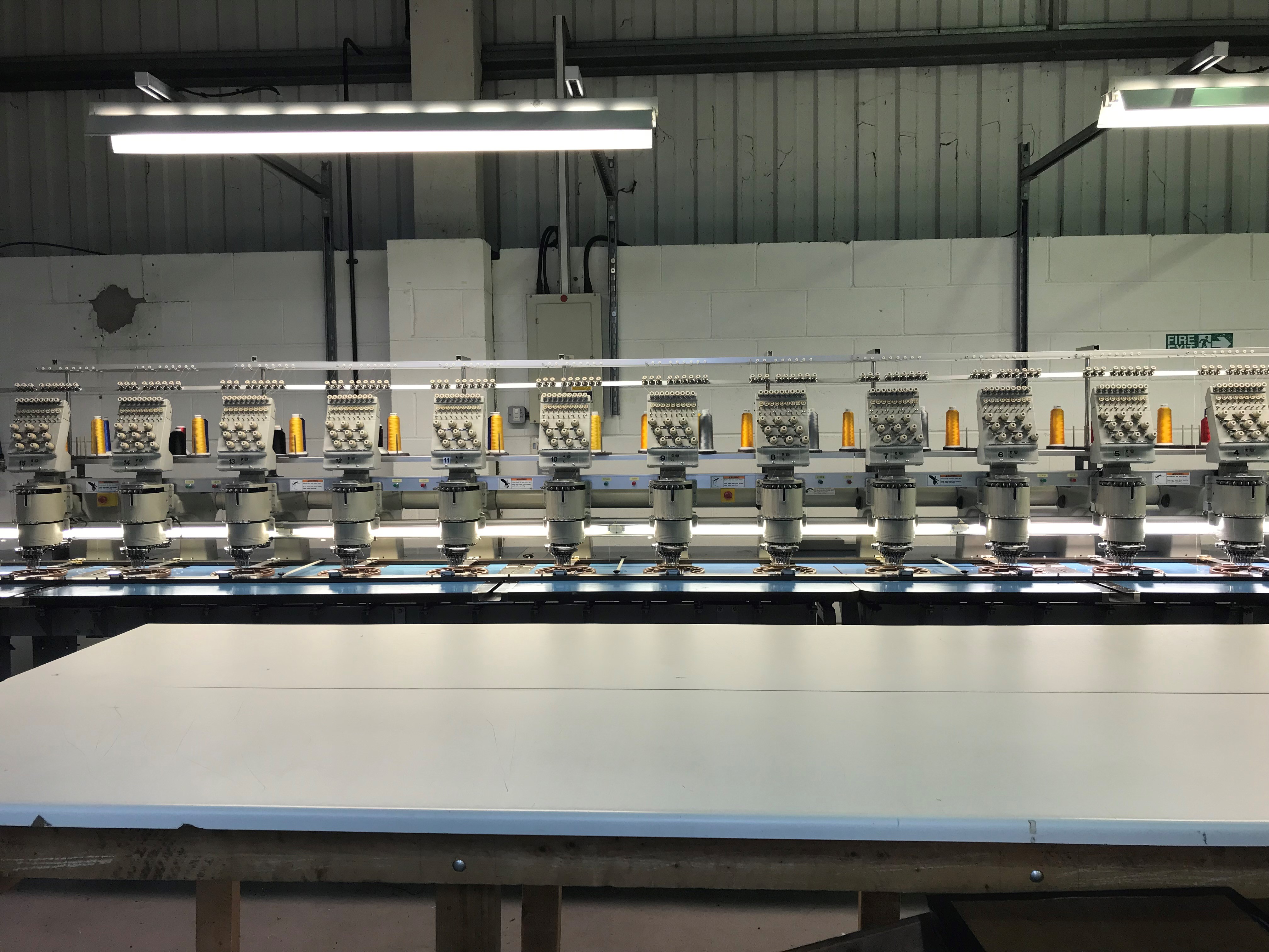 Baruden BENSME-YN-15V 15-head embroidery machine – fully working and serviced annually (machine 2) - photo 1