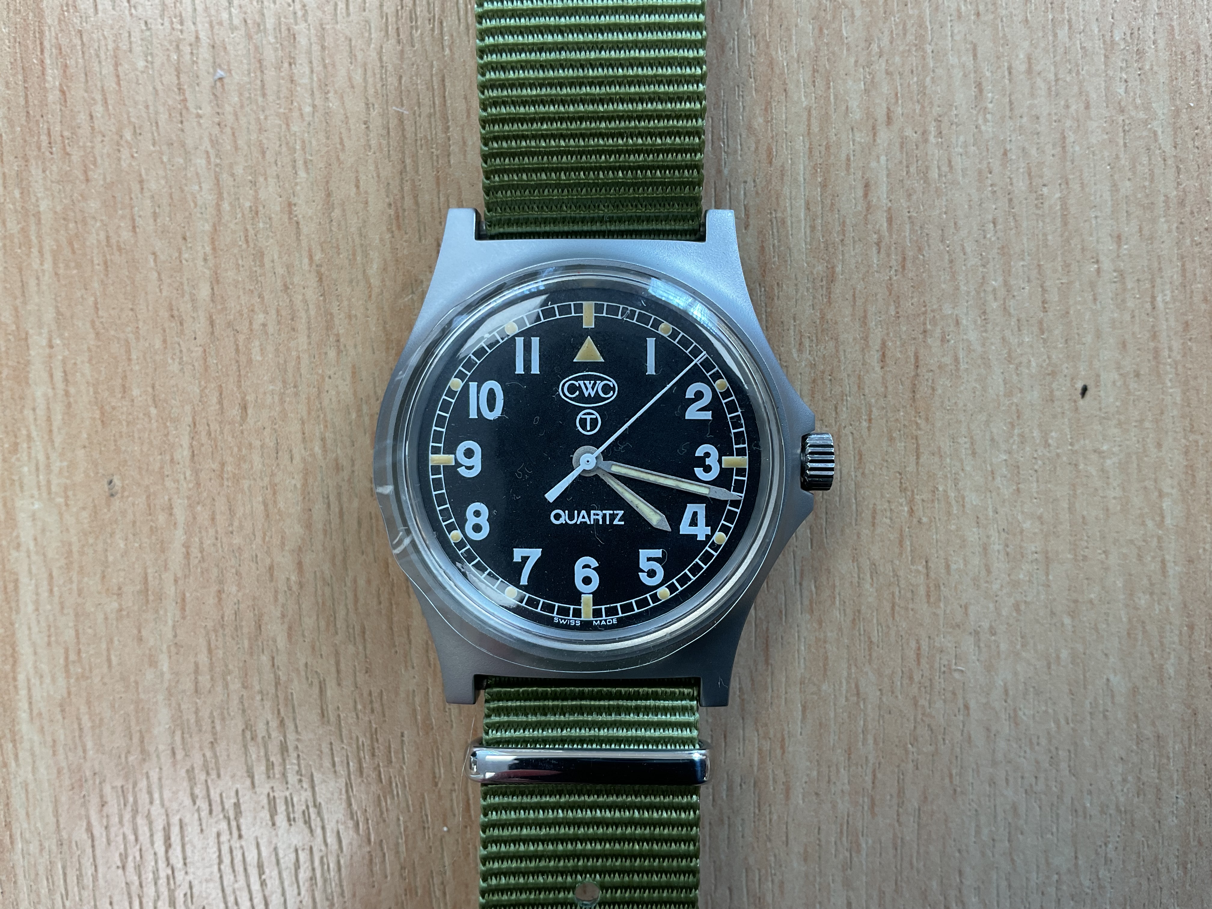 New Unissued CWC W10 British Army Service Watch, Nato Marks, Sn° 6144, Date 2006 - photo 1
