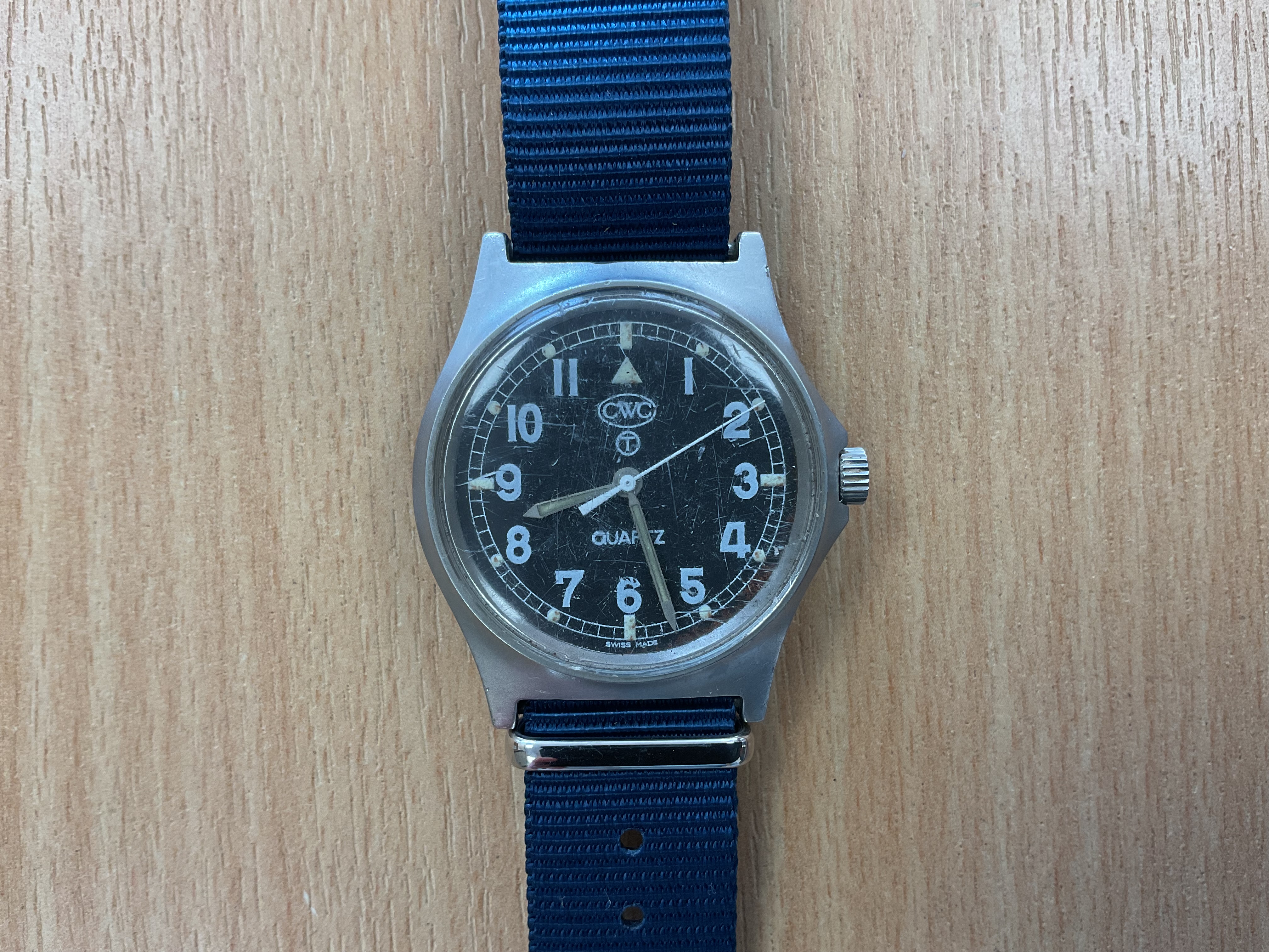 Rare CWC 0552 Royal Marines / Navy Issue Service Watch, Nato Marks, Date 1990 - photo 1