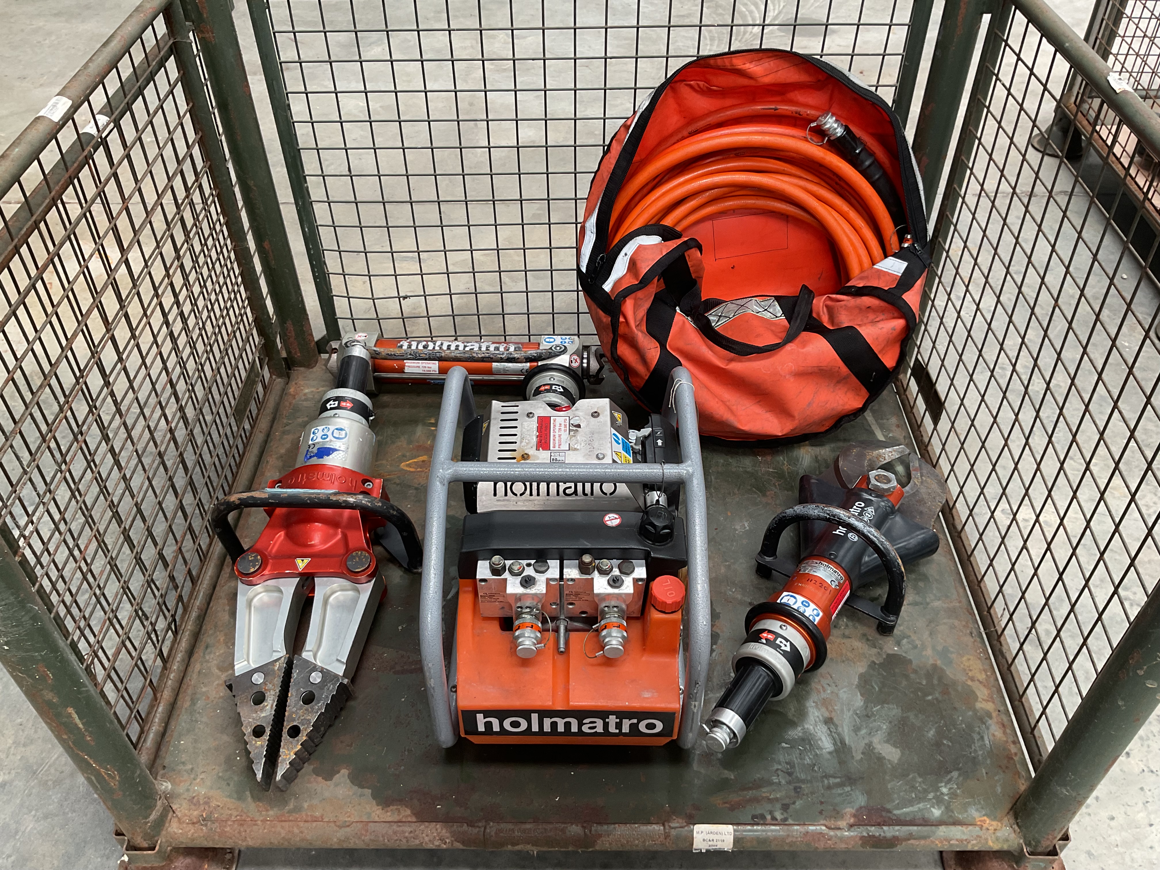 Holmatro Jaws of Life Kit c/w Hoses, Door Bar, Cutters, Spreader etc, Direct from UK Fire & Rescue - photo 1