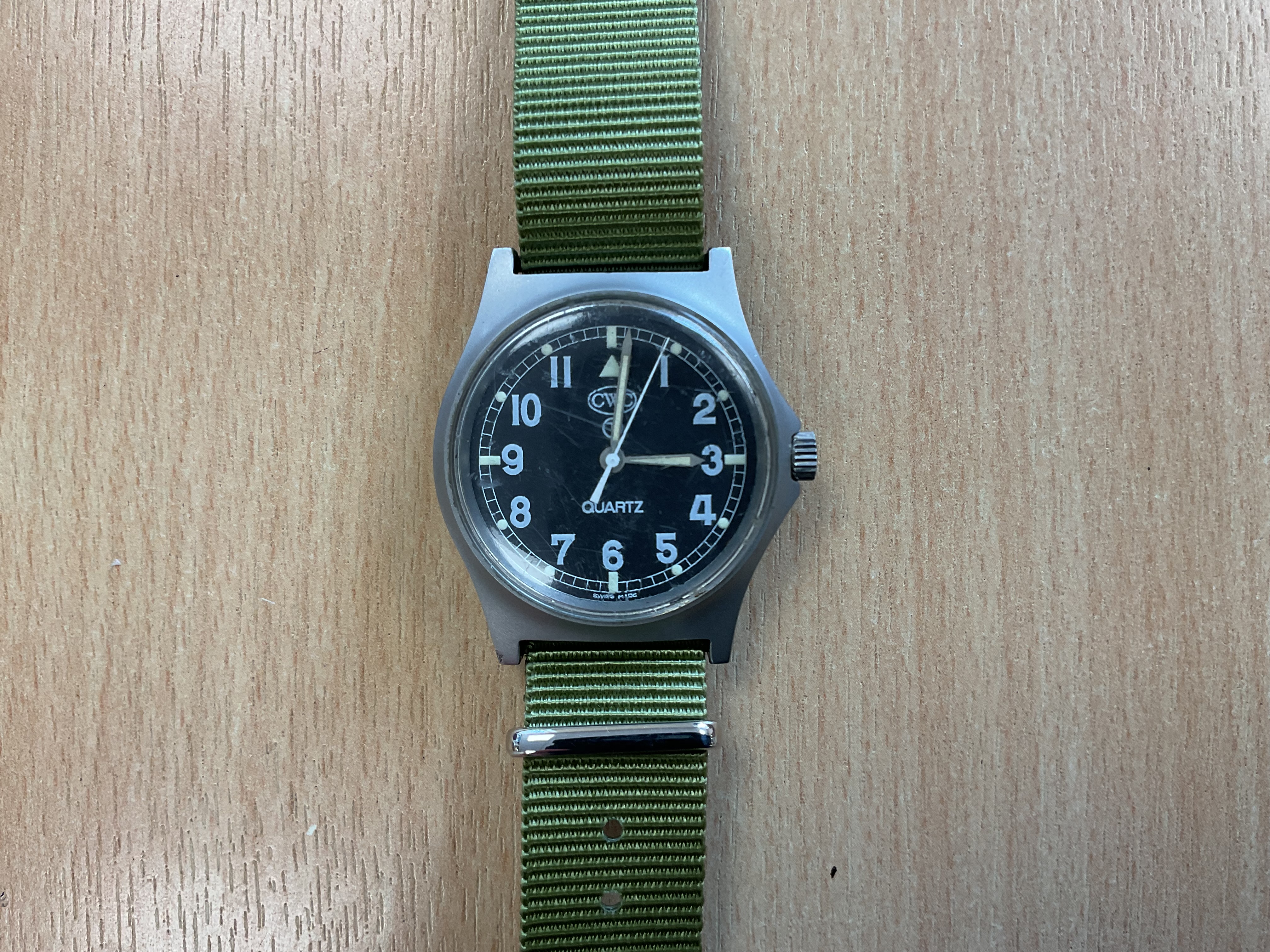 CWC W10 British Army Service Watch, Nato Marks, Date 1991, Gulf War 1 - photo 1