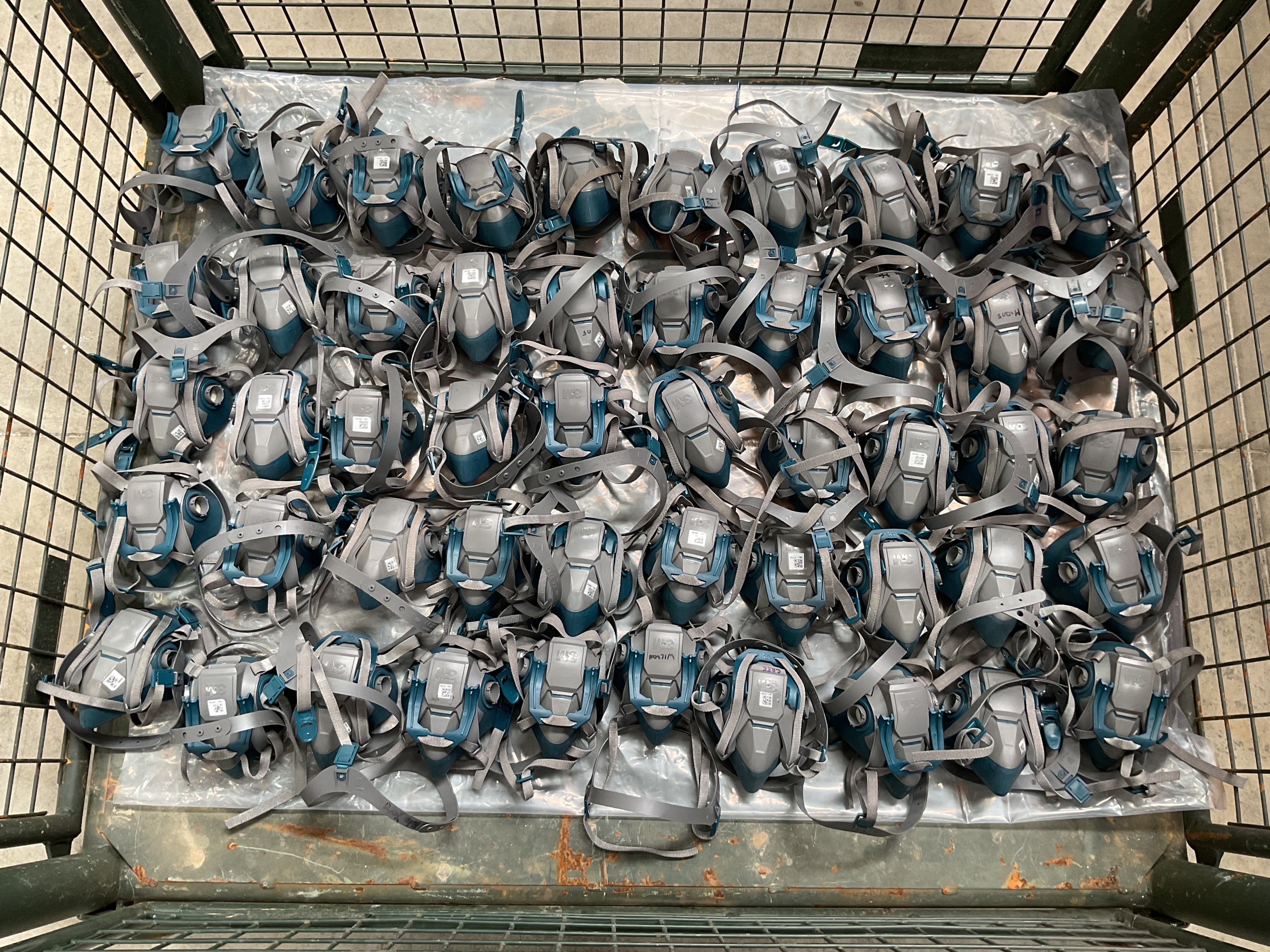 50 x 3M 6502QL New Unused Breathing Masks , Direct from UK Fire & Rescue - photo 1