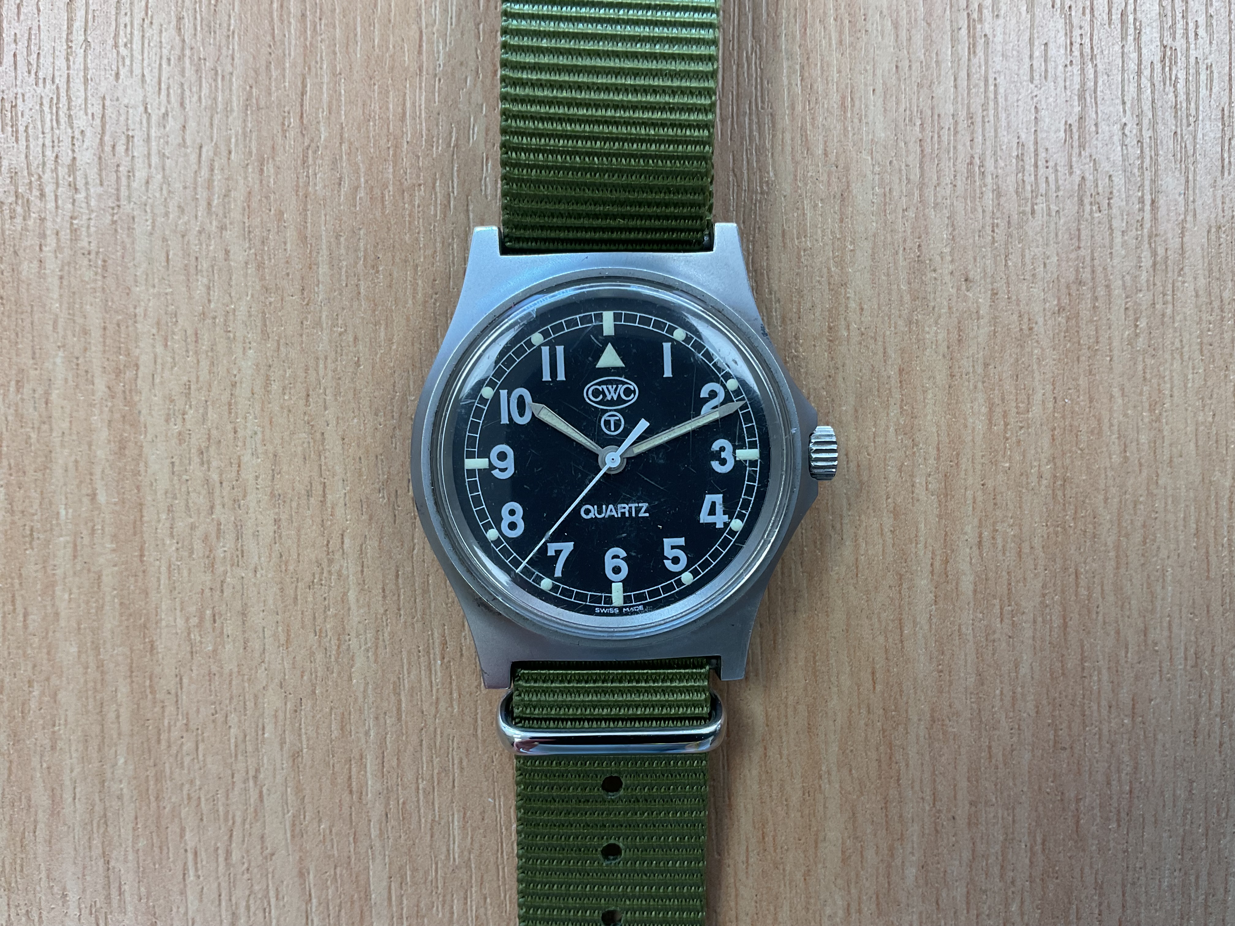 Rare CWC 0552 Royal Marines / Navy Service Watch, Nato Marks, Sn° 30014, Date 1989 - photo 1