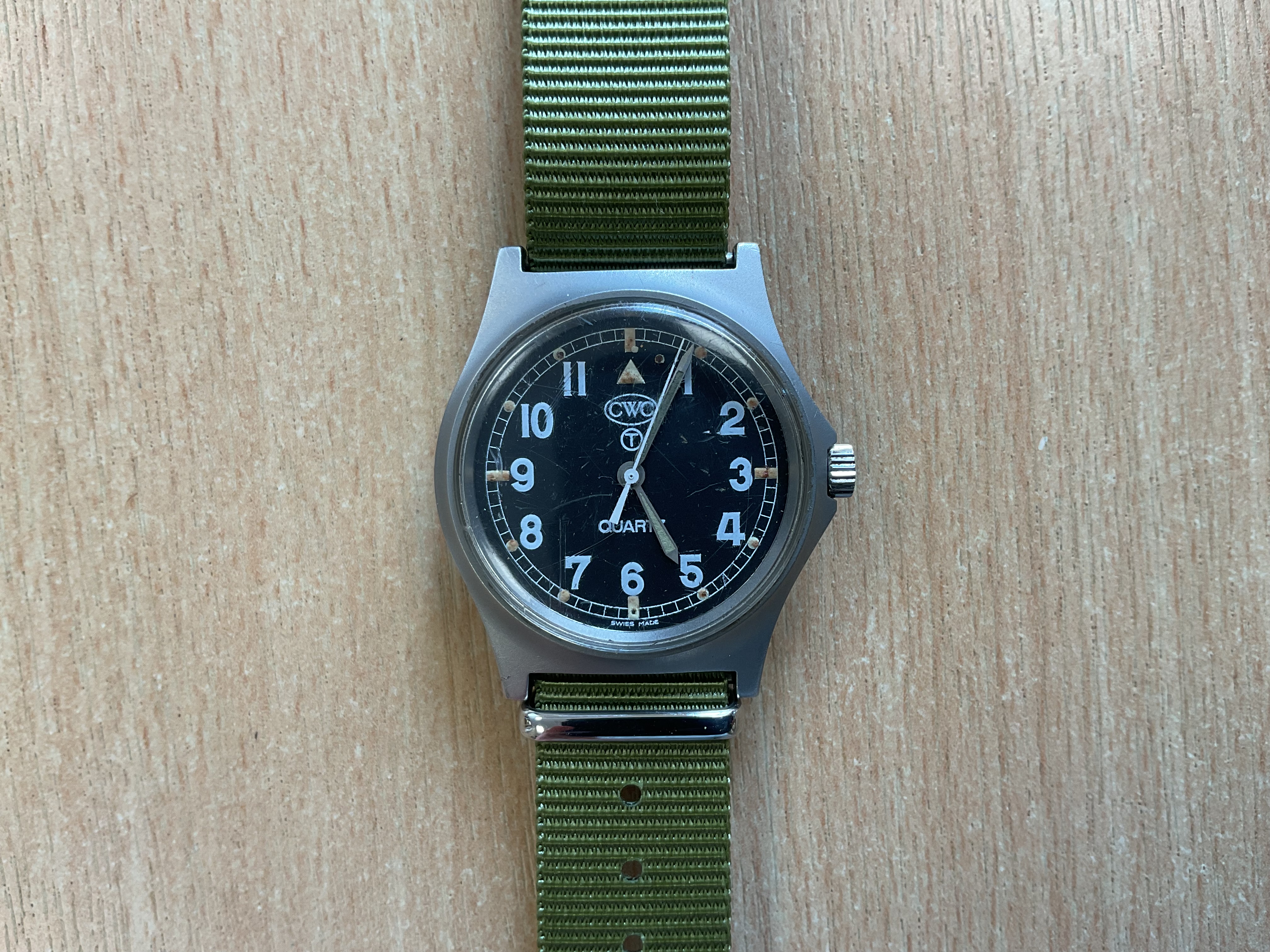 Rare CWC W10 British Army Service Watch, Date 1991, Gulf War 1, from MOD - photo 1