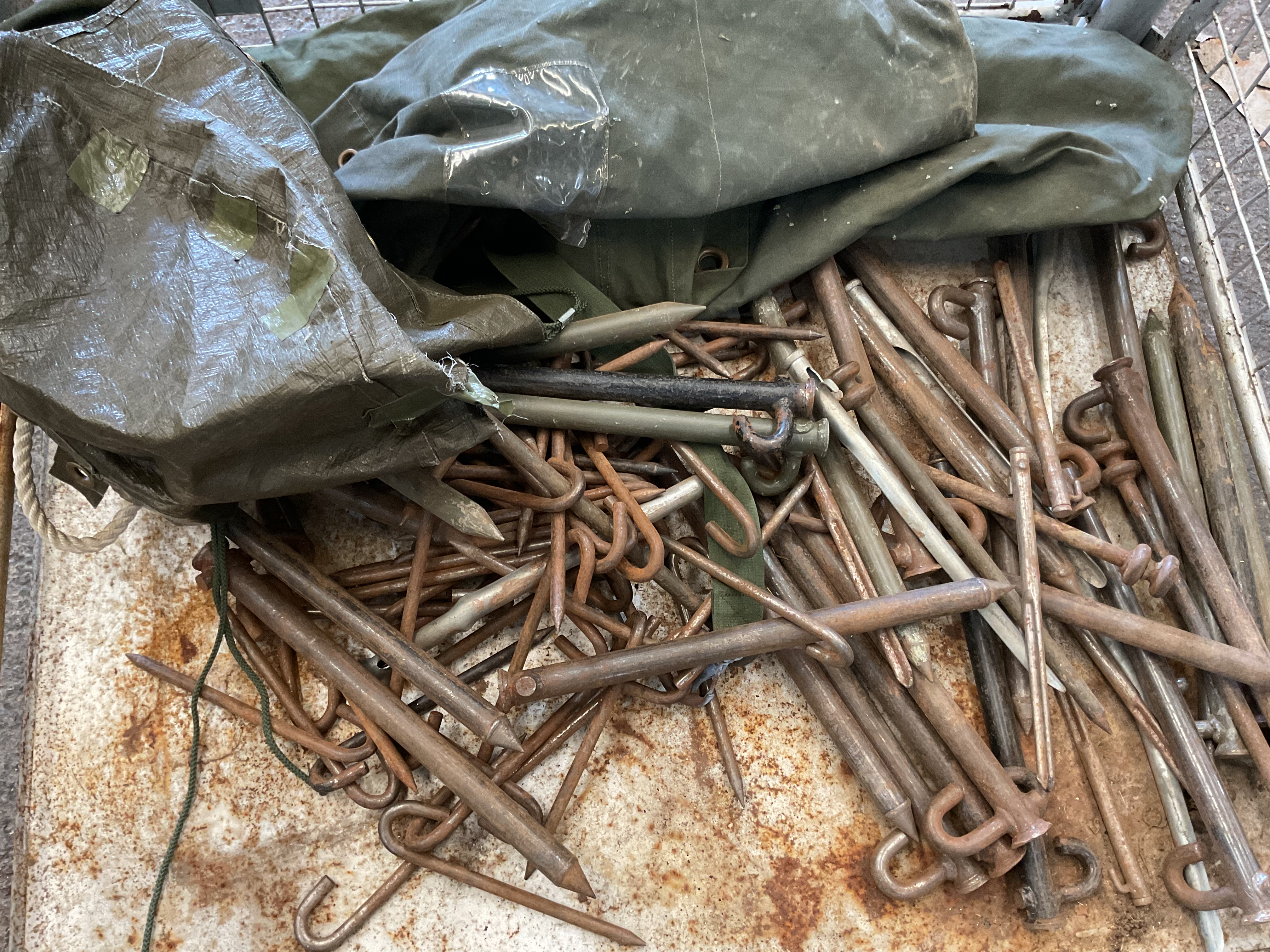 Stillage of Steel HD Tent Pegs, from MOD - photo 1