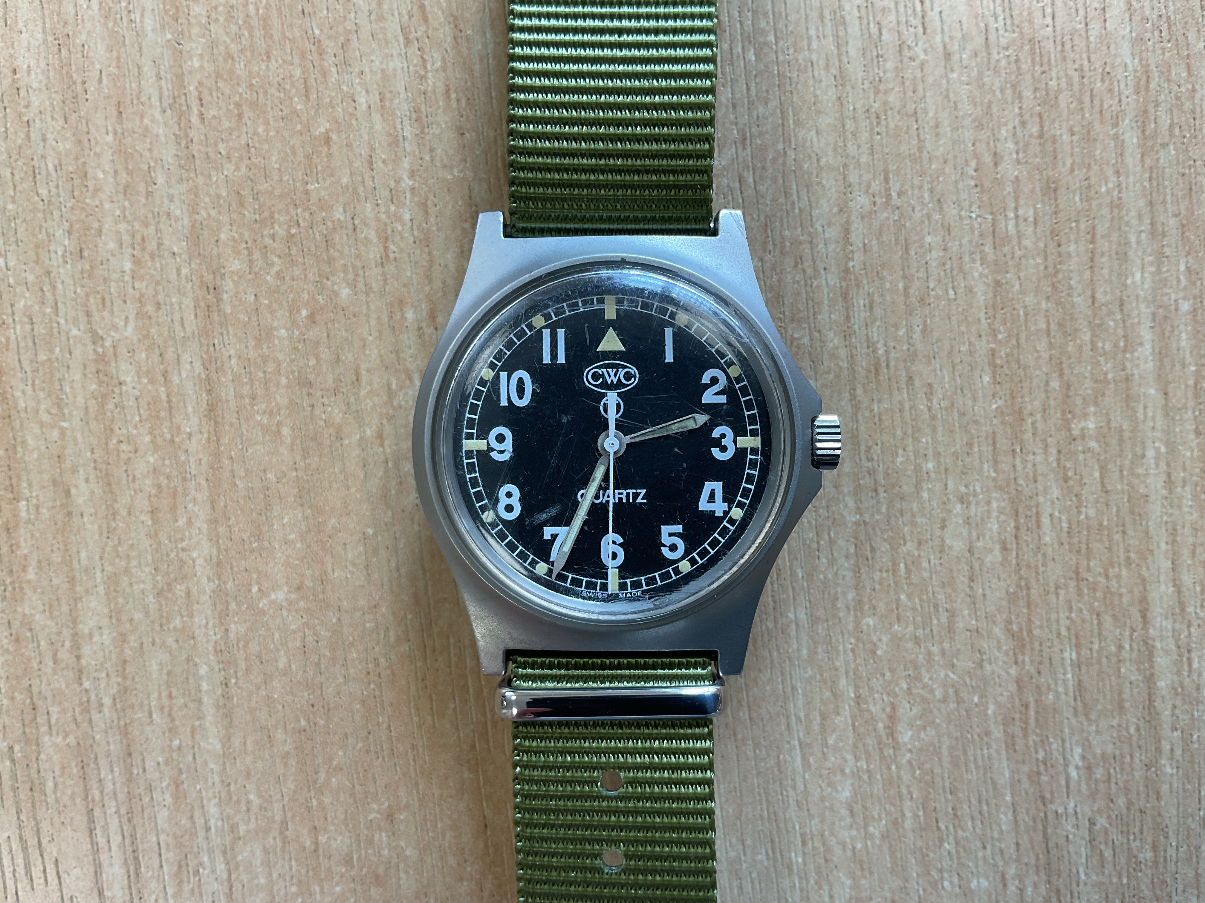 CWC W10 British Army Service Watch, Sn° 1749, Date 2005, Water Resistant to 5ATM, from MOD - photo 1