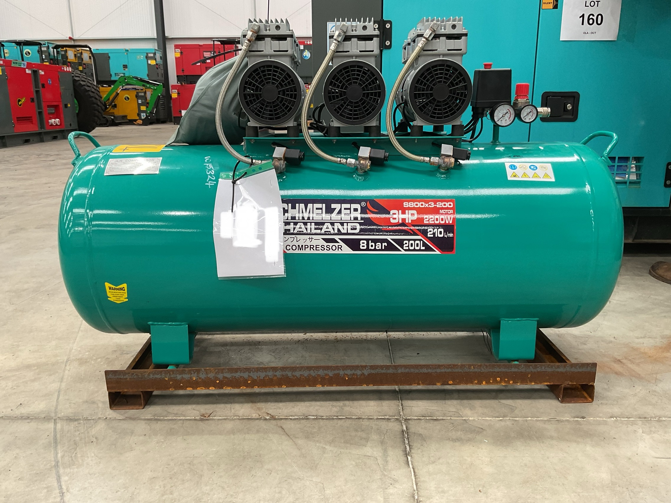 New Unused Schmelzer S800x3-200 Workshop Air Compressor - photo 1