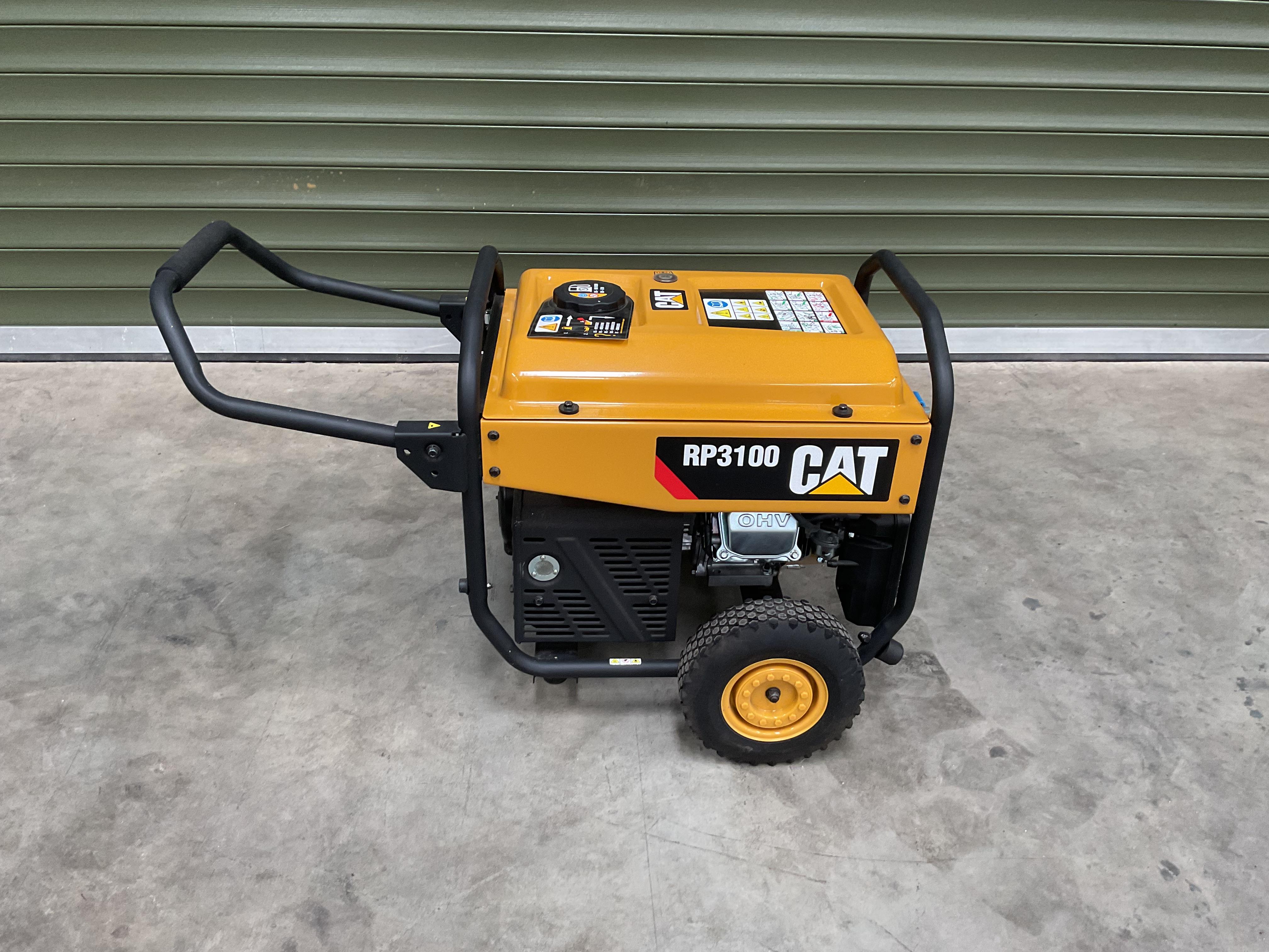 New & Unissued Caterpillar RP3100 Industrial Petrol Generator Set 240/110 V 3.8 KVA, from Govt Dept - photo 1