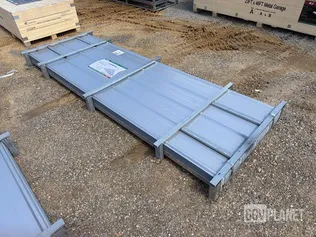 (100) Piece Lot of 10' Long Corrugated Steel Panels