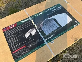 KJ K2030 Metal Garage - Unused