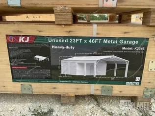 KJ K2346 Metal Garage - Unused