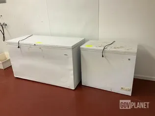 (1) GE Chest Freezer & (1) Frigidaire Chest Freezer