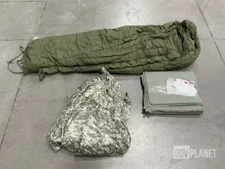 (37) Wet Weather Ponchos, (12) Self-Inflating Sleeping Mats & Assorted Items