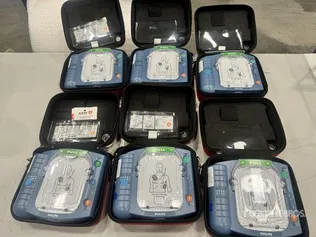 (6) Philips HeartStart OnSite AED Defibrillators
