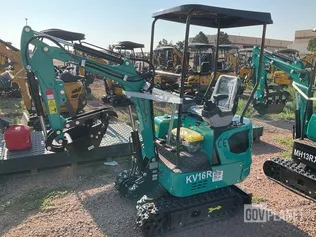 2026 CFG KV16R Mini Excavator - Unused