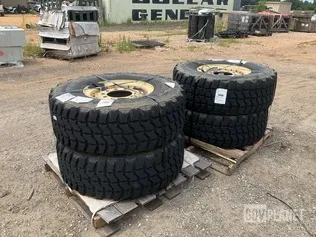 (4) Goodyear 395/85R20 Tires w/Wheels