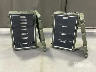 (5) Medical Instrument & Supply Storage Cases