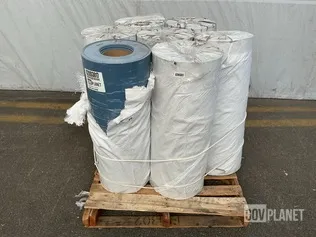 (7) Rolls of 67459040 Blue Marbleized Floor Matting