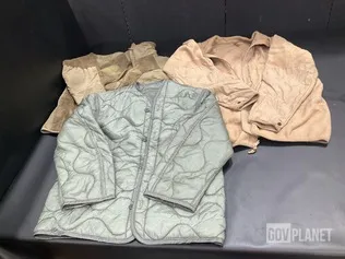 (14) Cold Weather Coat Liners, (49) Cold Weather Jackets & Assorted Items