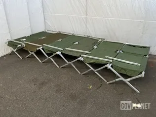 (6) Cots & (2) Cargo Tie-Down Ratchets