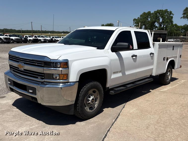 2016 Chevrolet Silverado 2500HD Crew Cab Utility Bed Pickup Truck - photo 1