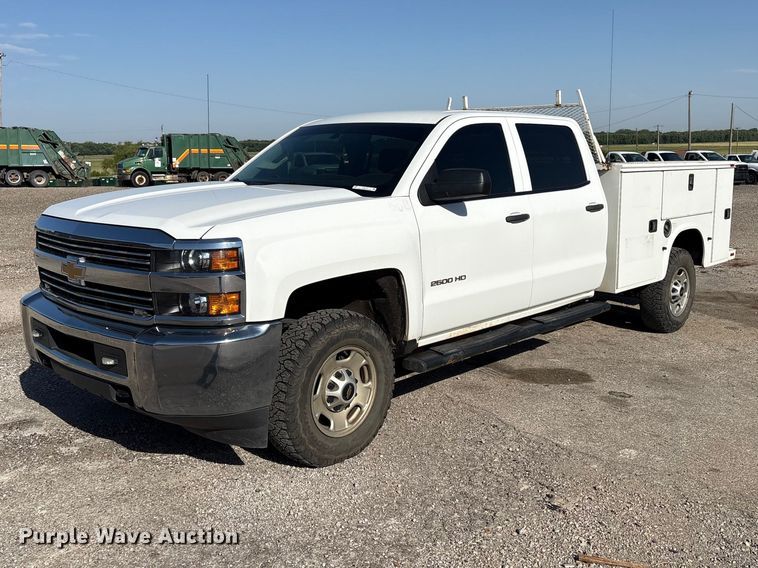 2016 Chevrolet Silverado 2500HD Crew Cab Utility Bed Pickup Truck - photo 1