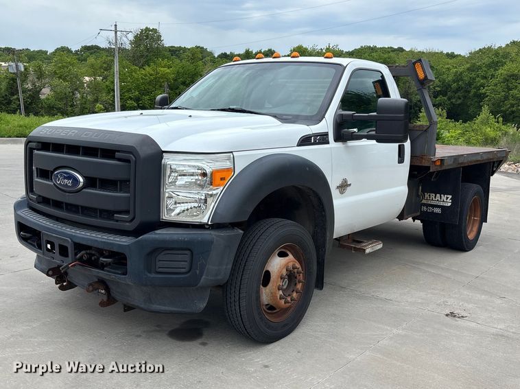 2014 Ford F450 Super Duty Dump Flatbed Truck - photo 1