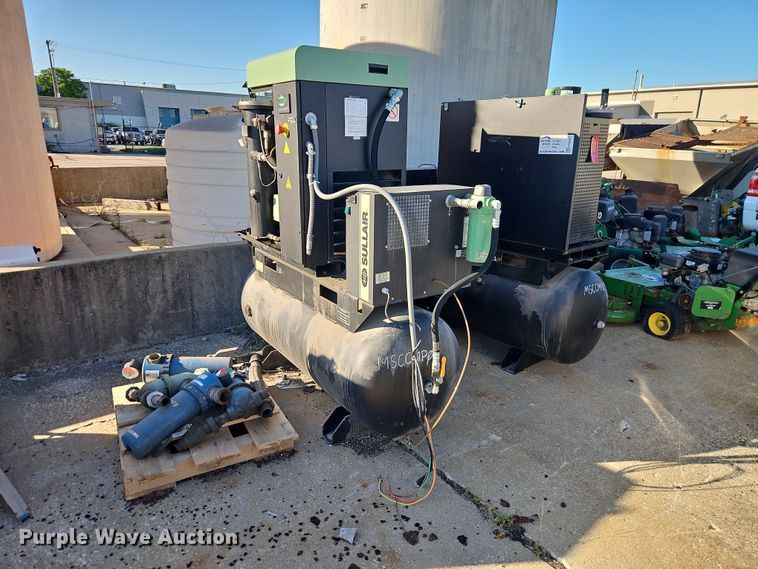 (2) Sullair ST1109AC Air Compressors - photo 1