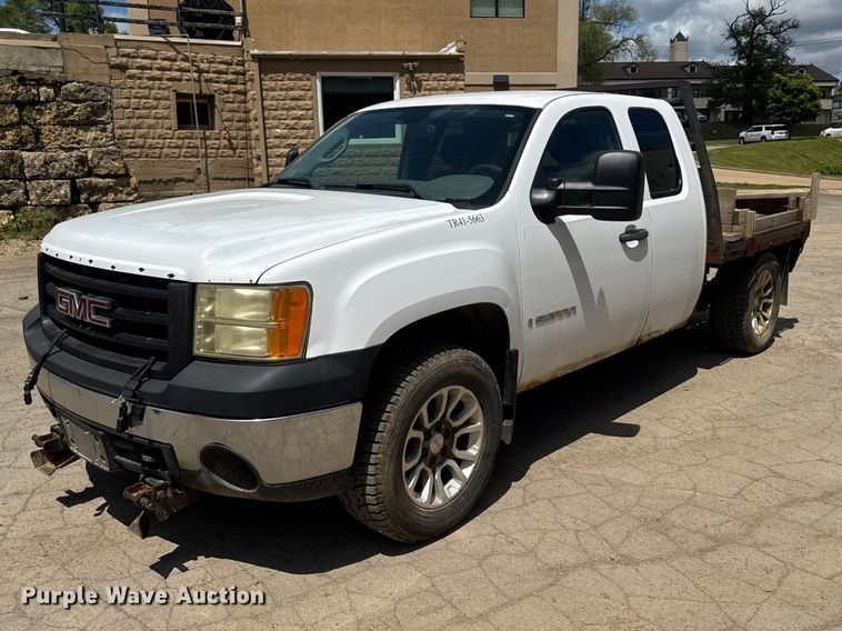 2008 GMC Sierra 1500 Ext. Cab Flatbed Pickup Truck - photo 1