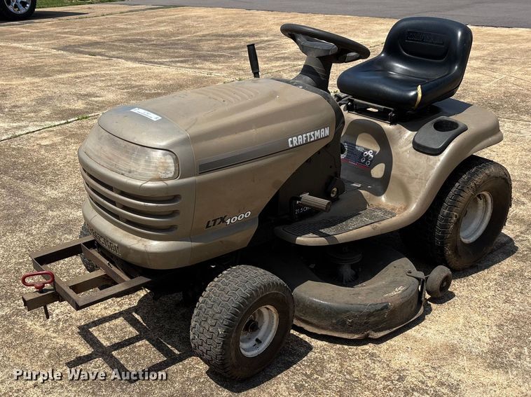 Craftsman LTX 1000 Lawn Mower - photo 1