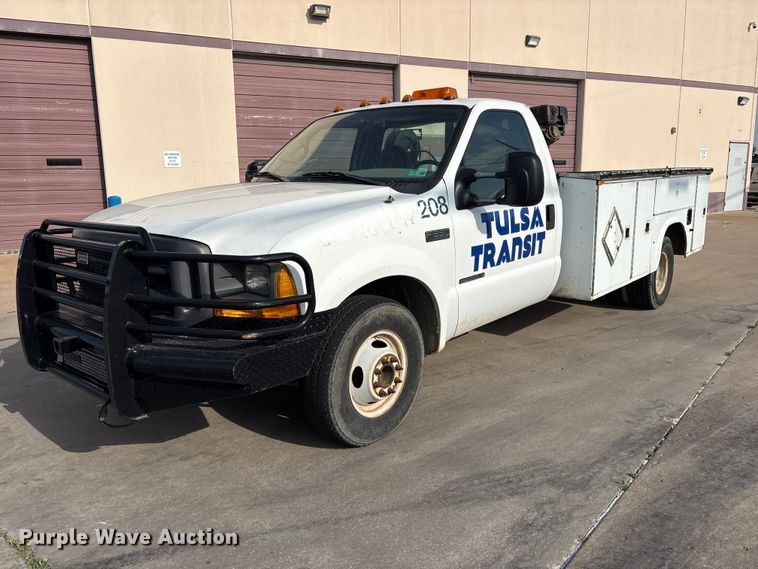 1999 Ford F350 Super Duty Utility Bed Pickup Truck - photo 1