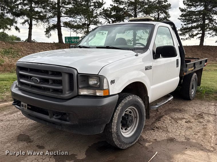 2003 Ford F250 Super Duty XL Flatbed Pickup Truck - photo 1