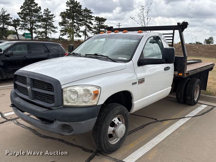 2009 Dodge Ram 3500 Dump Flatbed Pickup Truck - photo 1