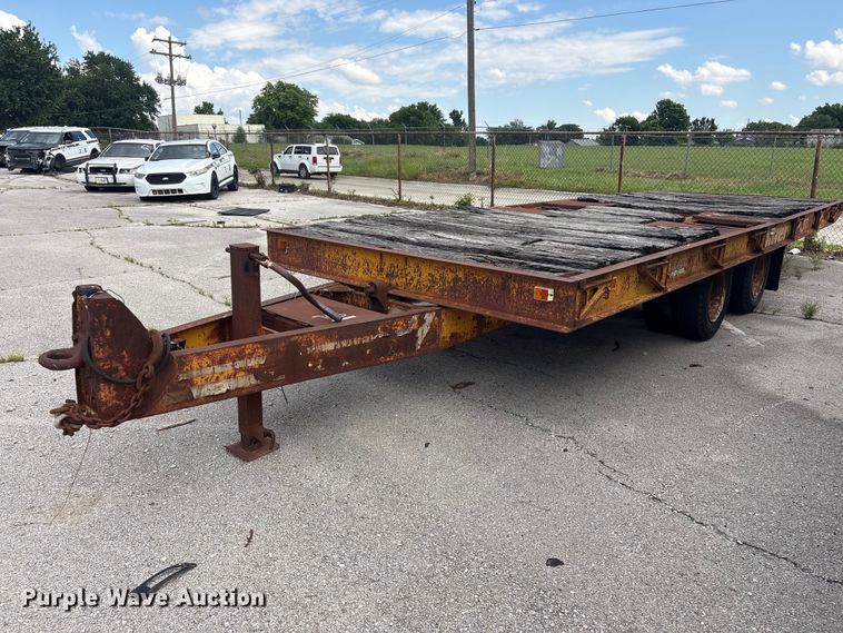 1979 Miller 0T635 Tilt Deck Equipment Trailer - photo 1
