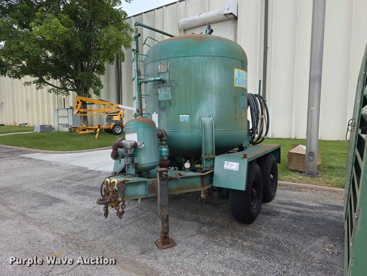 1995 Big Clem 160 Abrasive Blast Machine Sand Blasting Trailer - photo 1