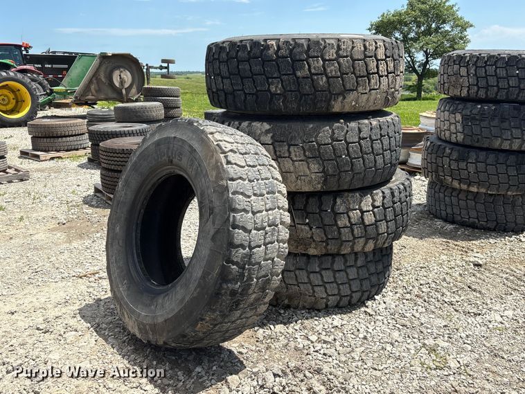 (5) 17.5R25 Tires - photo 1