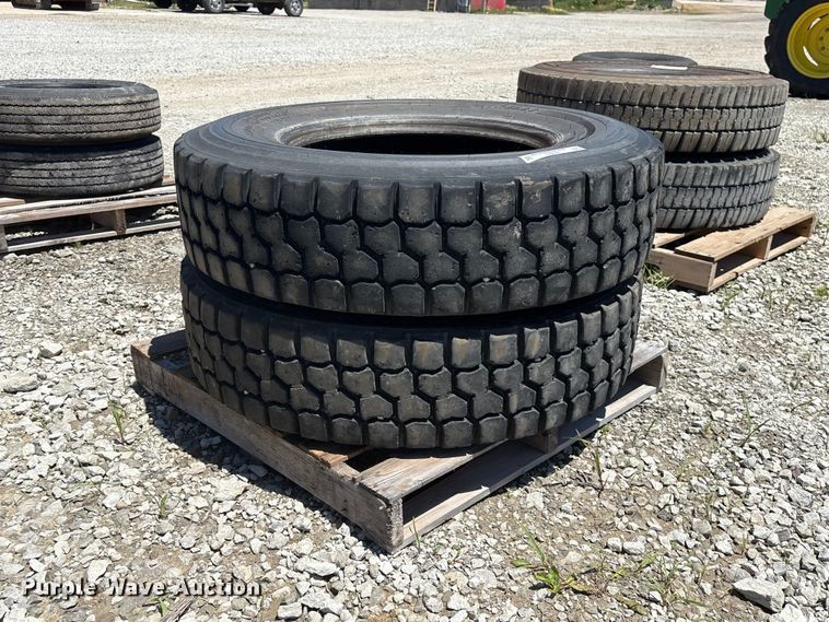 (2) BF Goodrich Cross Control 11R22.5D Tires - photo 1