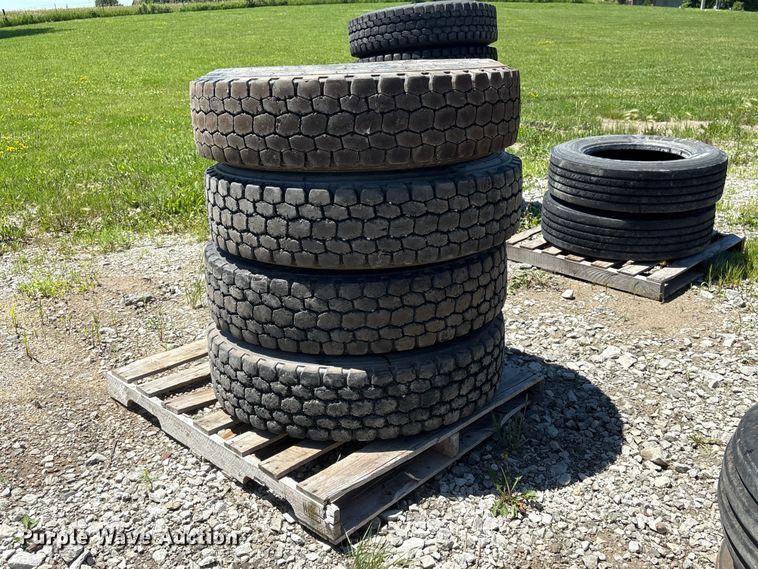 (4) Dayton D620D 11R22.5 Tires - photo 1