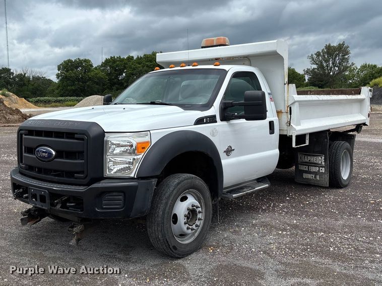 2014 Ford F550 Super Duty Dump Truck - photo 1