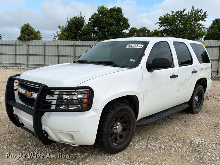 2012 Chevrolet Tahoe Police SUV