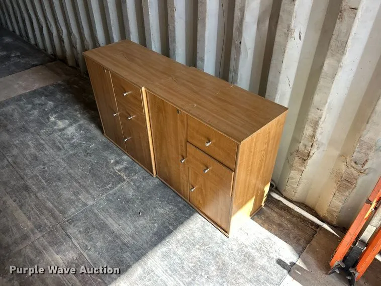 (2) Cabinets