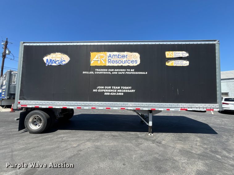 1995 Hyundai Translead HDM28WH-5050 Dry Van Trailer - photo 4