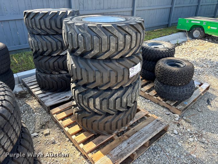(4) 12-16.5 Tires And Wheels - photo 3